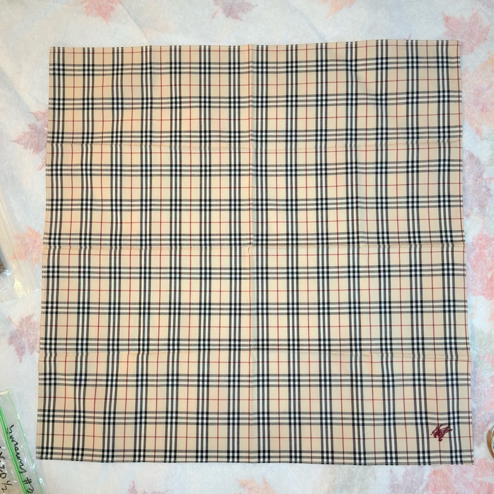 Plaid Patterned Scarf cotton